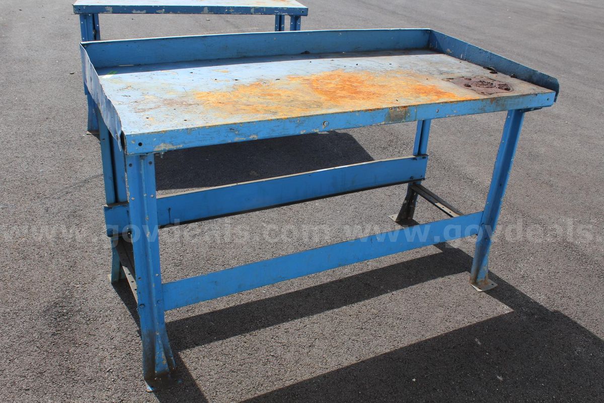 Steel workbench