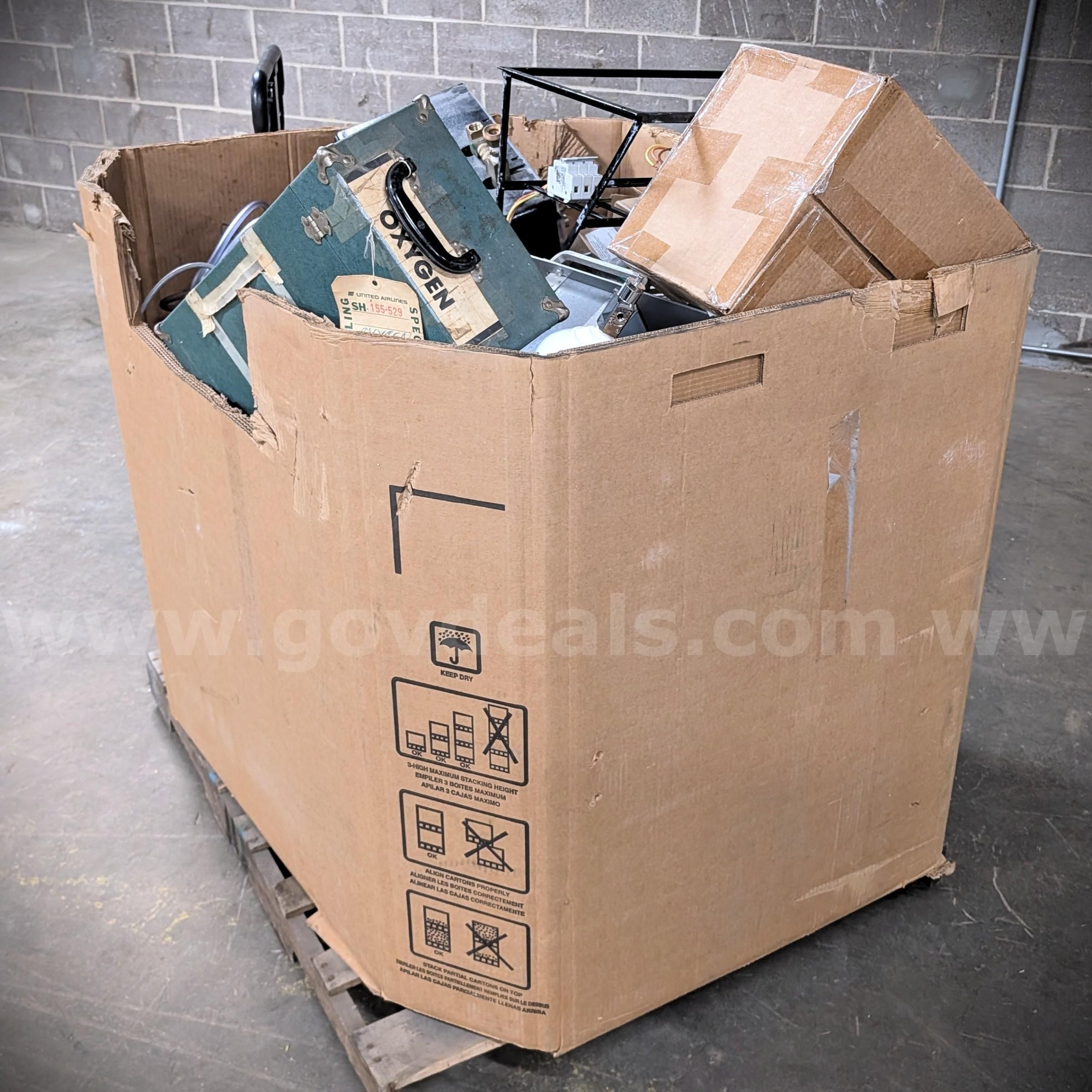 Bin of Scrap Electronics
