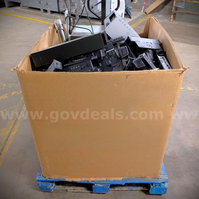Bin of Scrap Electronics