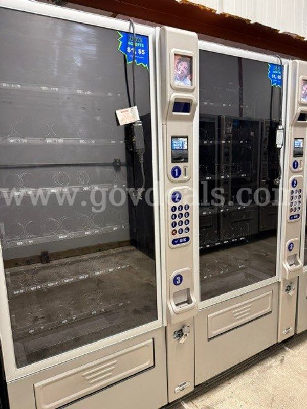 Lot of 2 Crane 980 Snack Vending Machines *PLEASE READ DESCRIPTION*