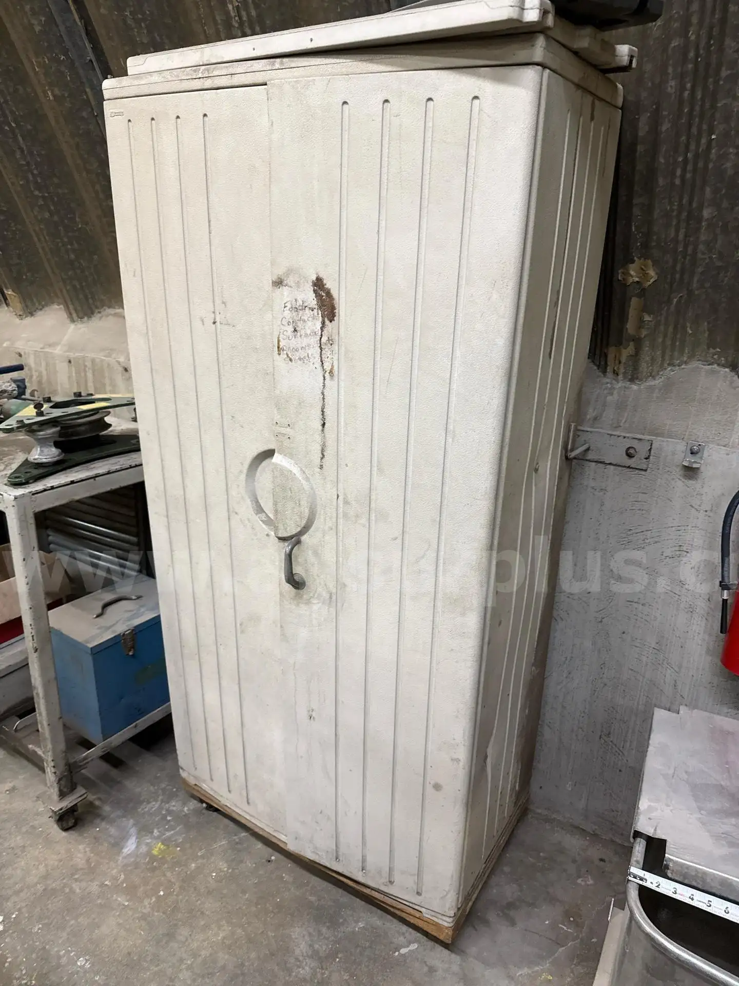 Plastic Cabinet w/ Contents