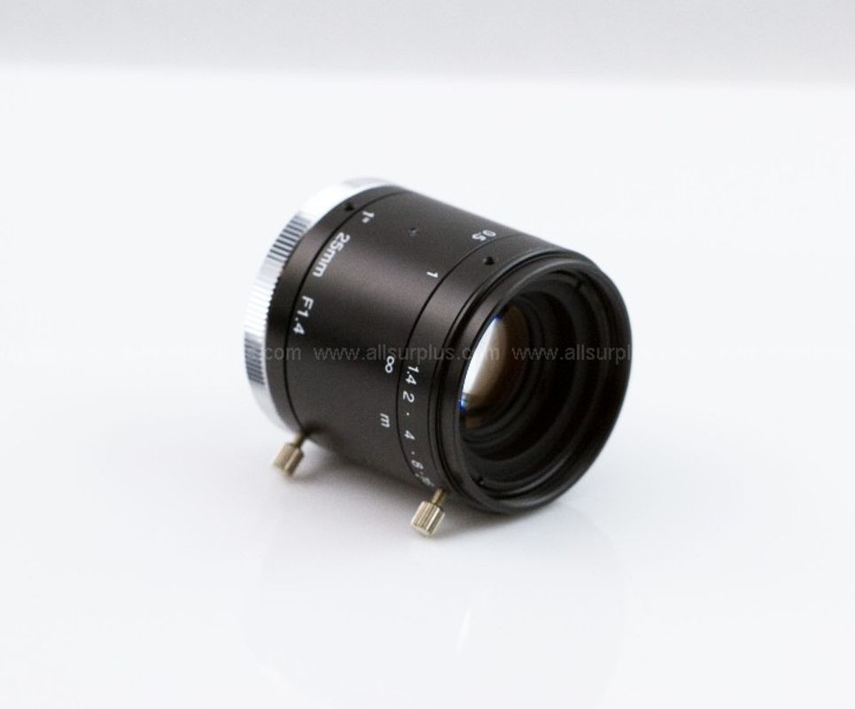 2pcs of Lens - 1" FA, 3MP, 25mm F1.4, Manual, Lock Screws