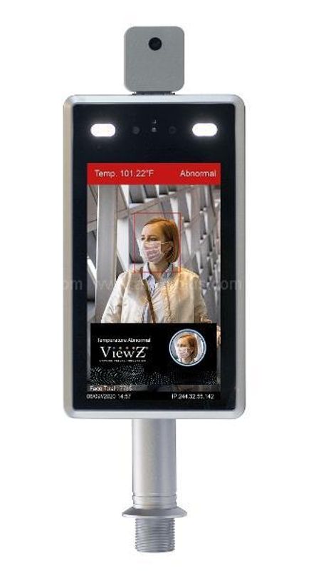 10 Sets ViewZ Face Recognition & Temperature Measurement Kiosk