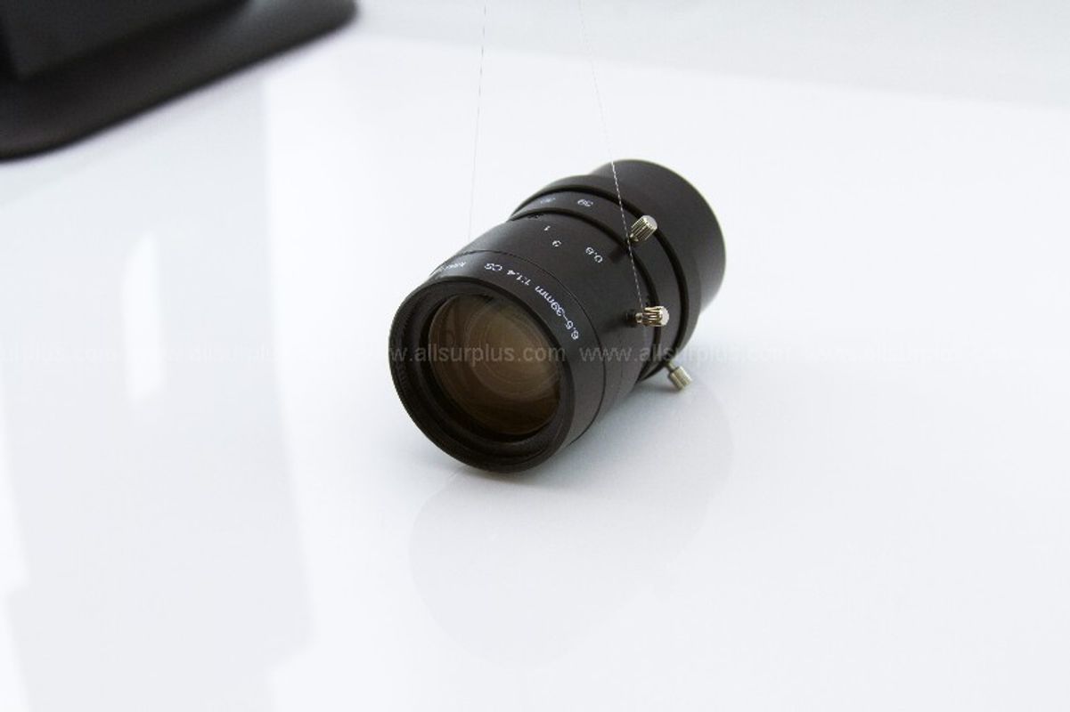 7pcs of Lens - 1/3" Vari-Zoom 6.5-39mm F1.4, Manual, CS