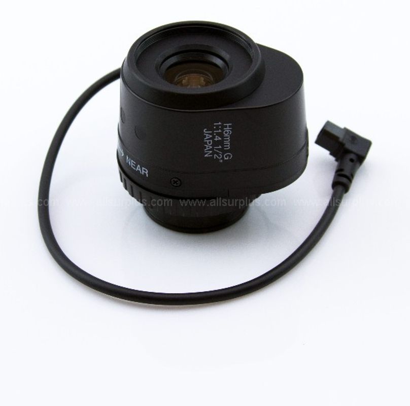 Lens - 1/2" FA 6mm F1.4, DC Iris, Lock screws