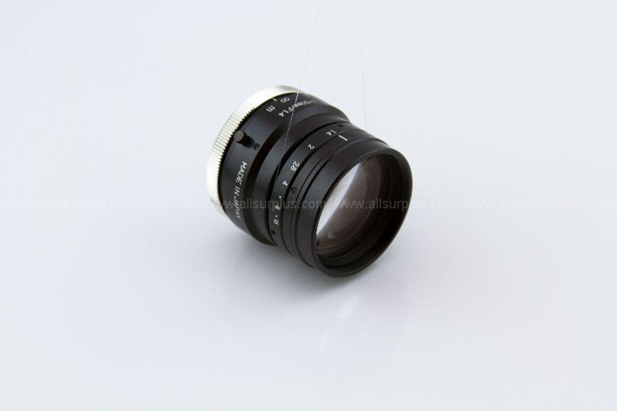 Lens - 1" 3.1MP, Fixed Focal Length, Manual Iris 50mm F1.4 C-Mount