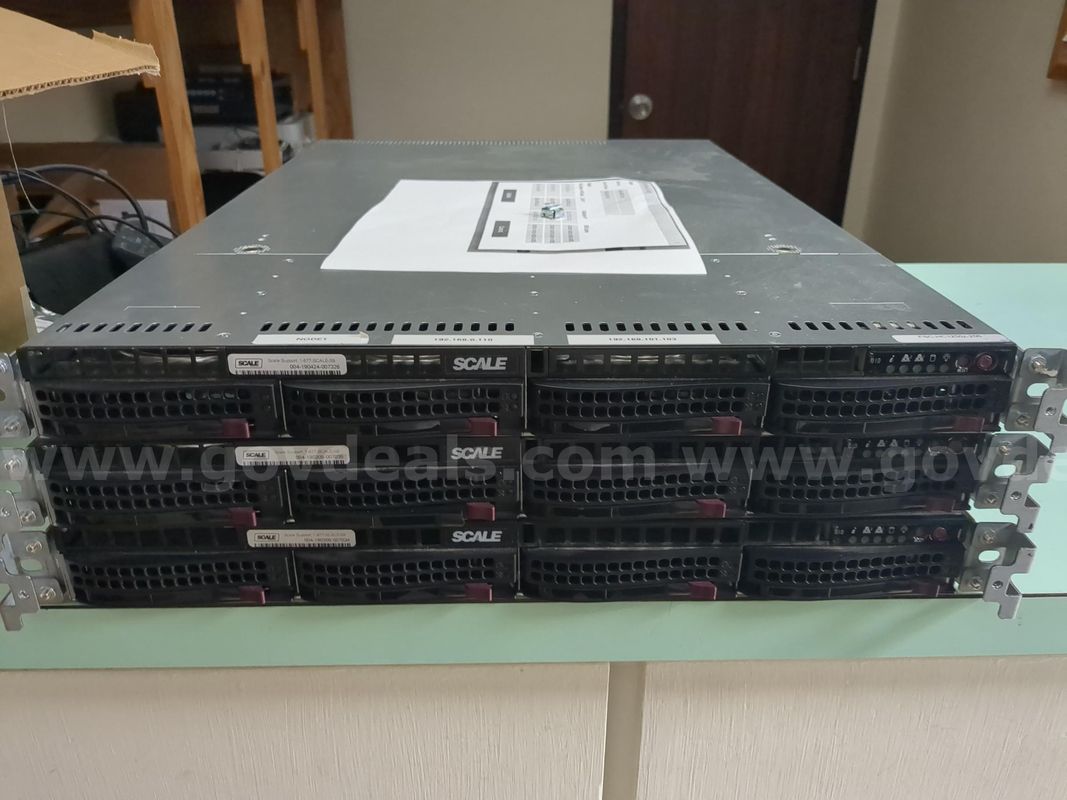 Scale Computing 3 Node Cluster