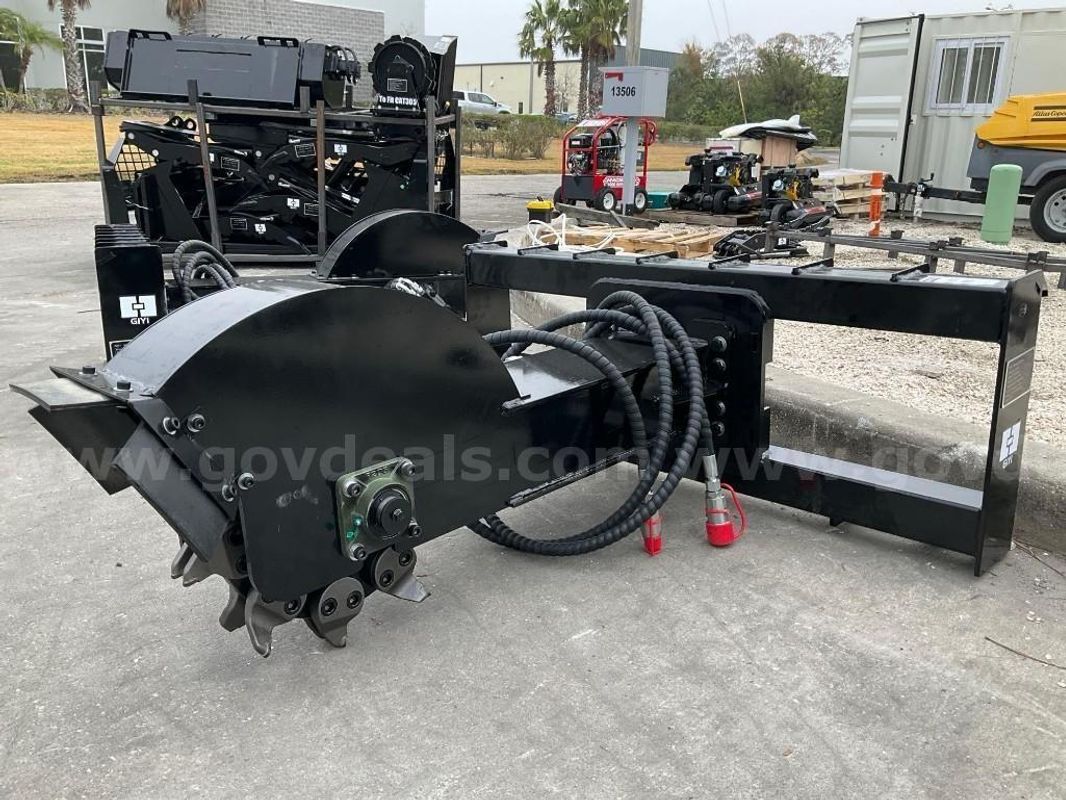 Unused 2026 Stump Grinder Attachment Model Sg45 For Skid Steer