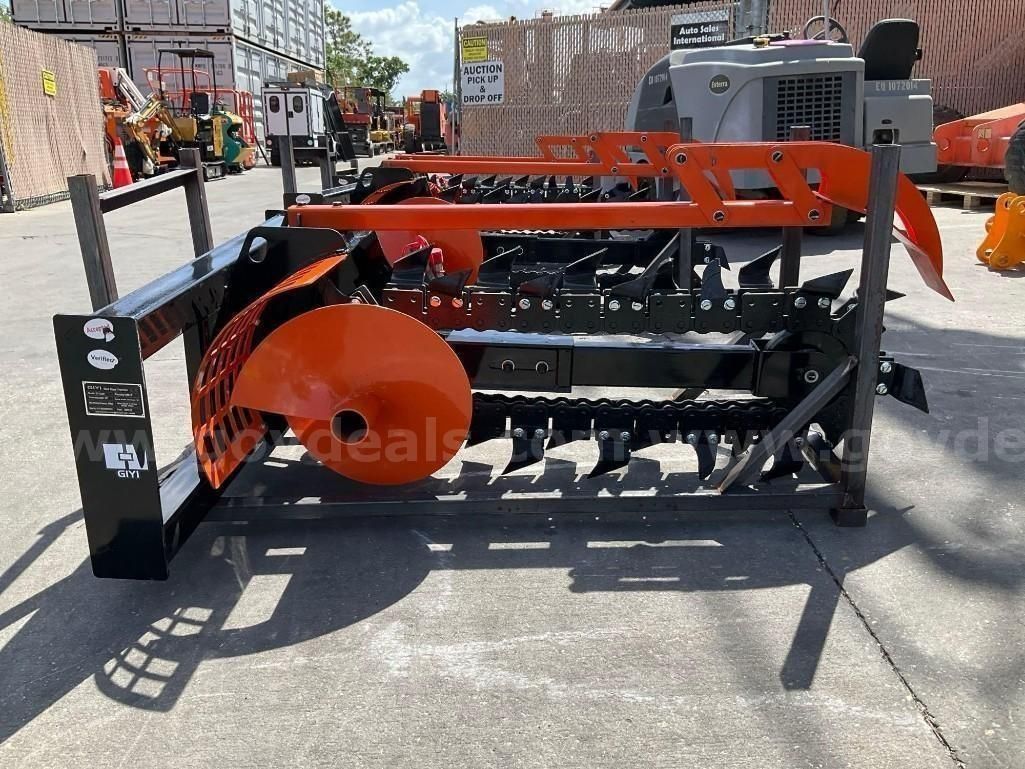 Unused 2026 Skid Steer Trencher Model D39 Attachment For Universal Skid Steer