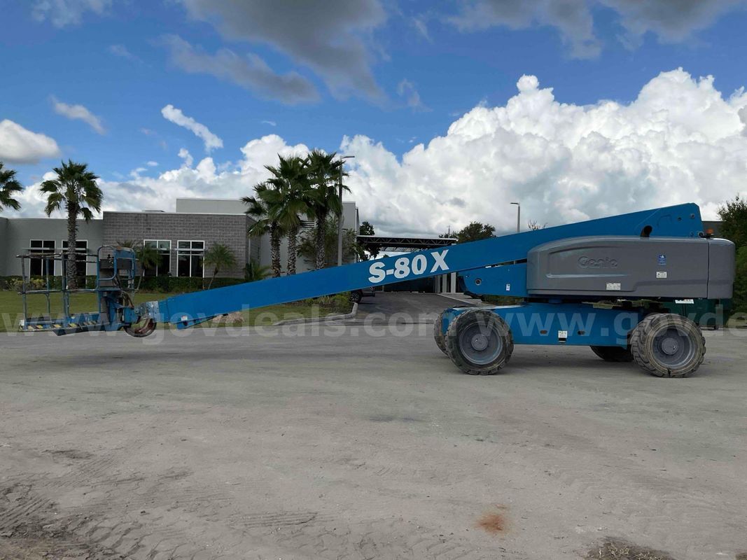 2015 Genie S-80x Boom Lift: Diesel