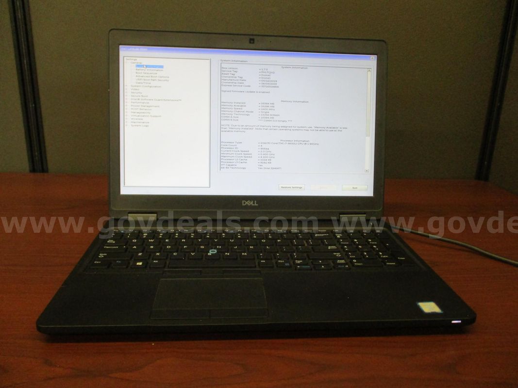 Dell Latitude Laptop - A7