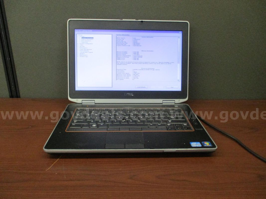 Dell Latitude Laptop - A7