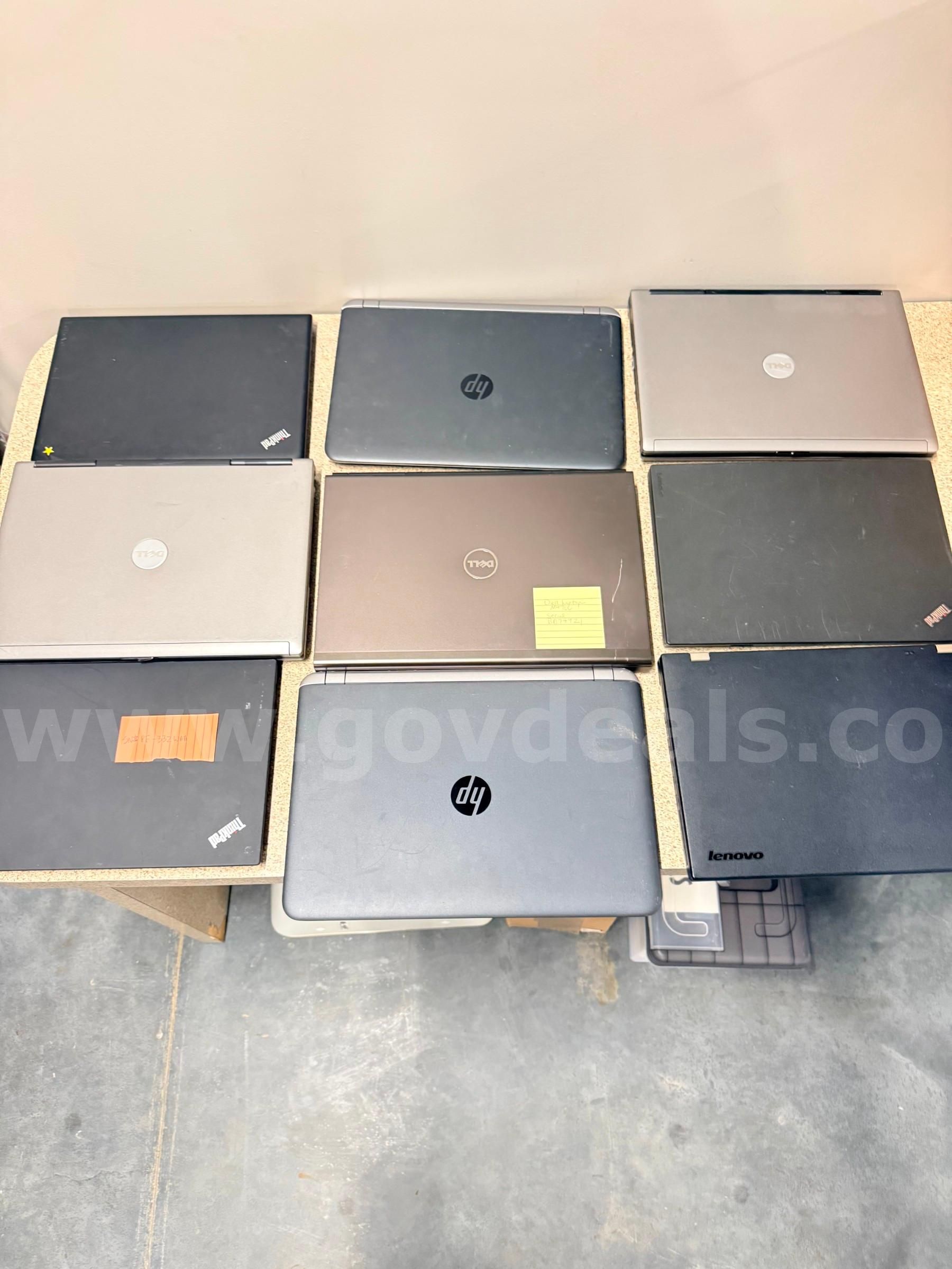 Set of 11 Miscellaneous Laptops