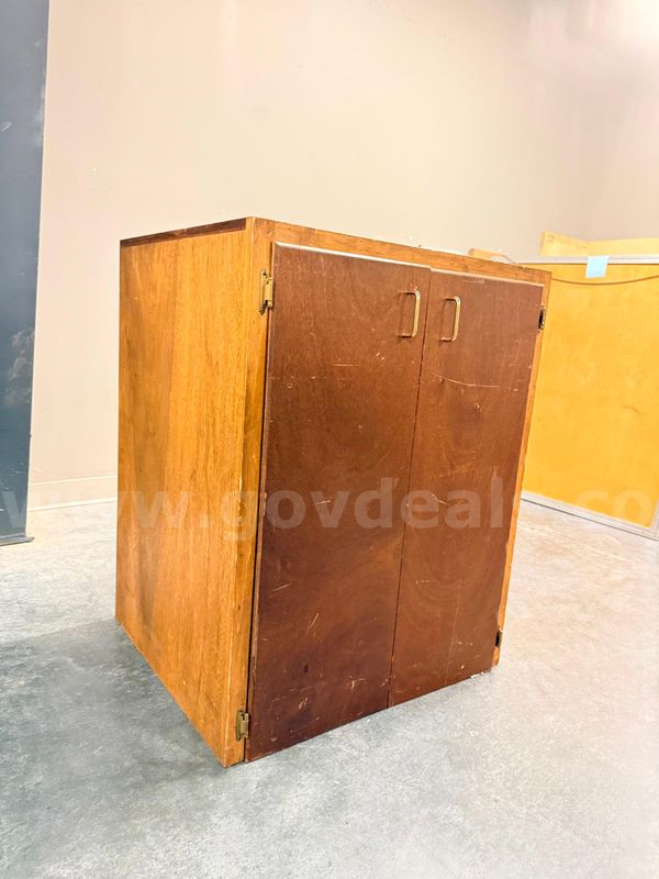 Small Wooden Storage Cabinet