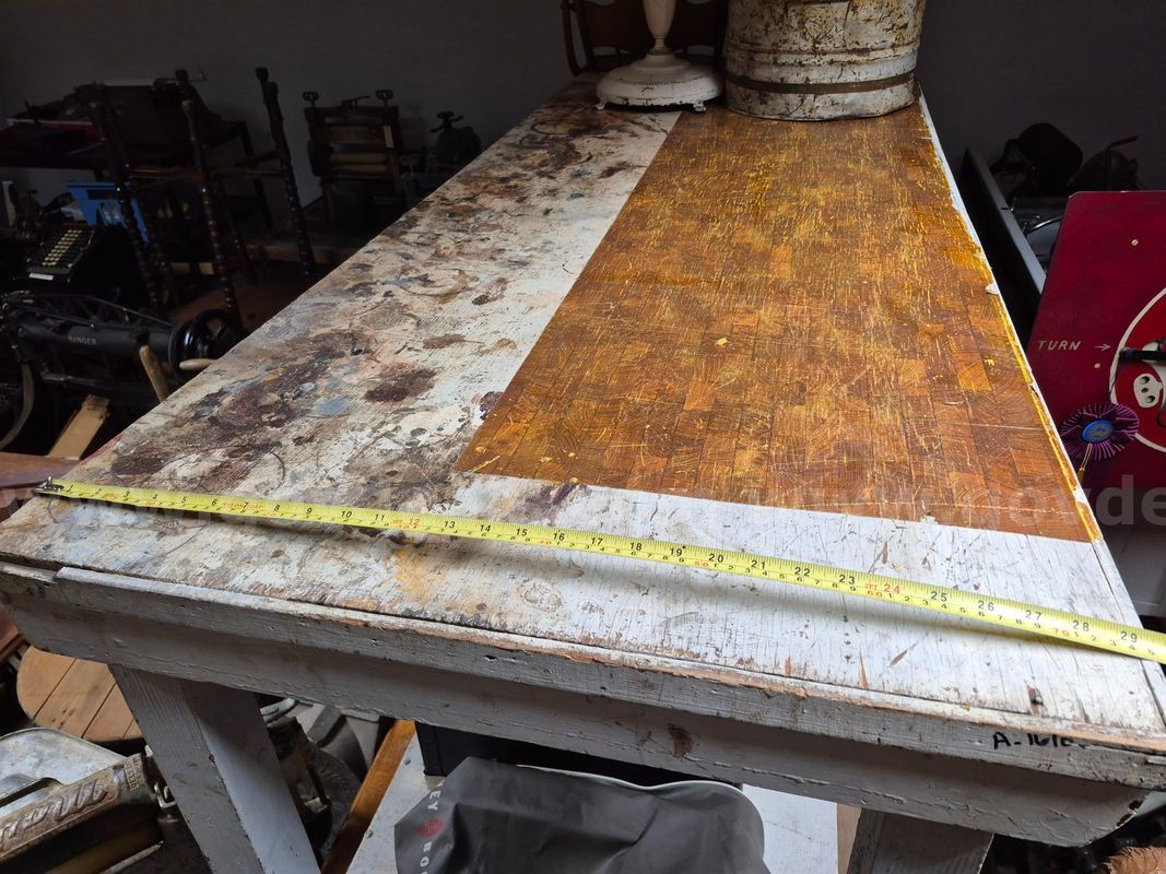 Antique wood table