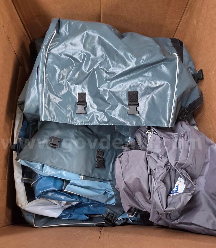 Mastertent 20' x 10' Canopy Storage Bag & E-Z UP Wheeled Roller Bag Lot (STORAGE BAGS ONLY)