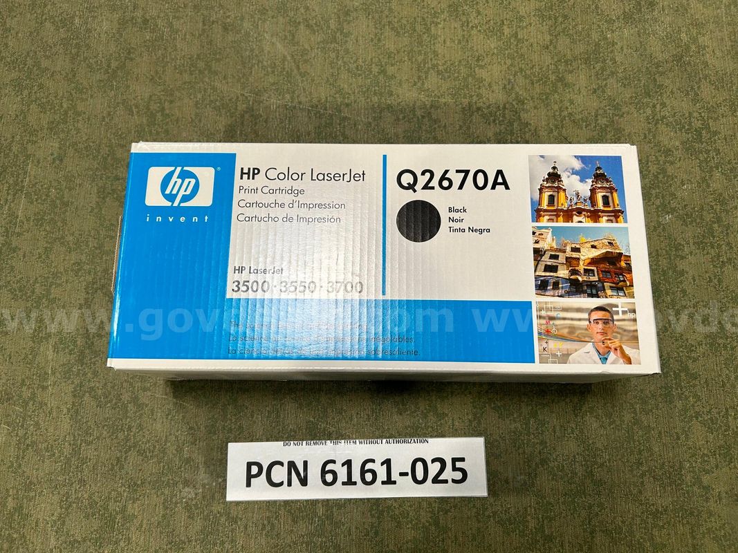 Toner, HP LaserJet, Black, Q2670A