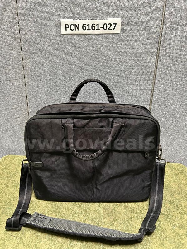 Bag, Laptop, Dell, 3-Compartments, Black