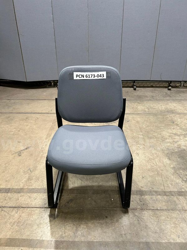 Chair, Guest, Armless, Grey