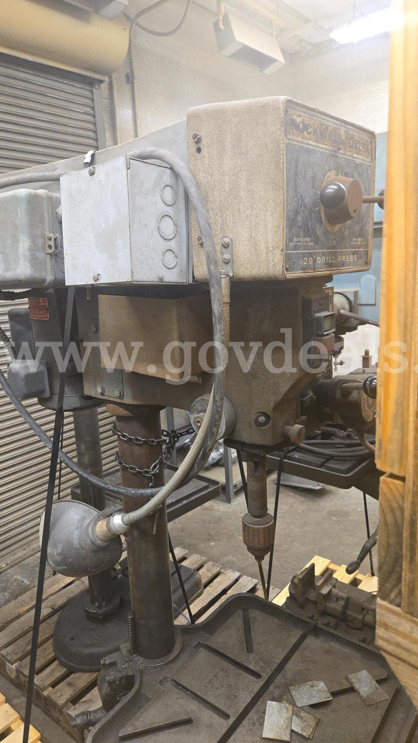 Rockwell Drill Press – Series 70-6X0 – Industrial Floor Model