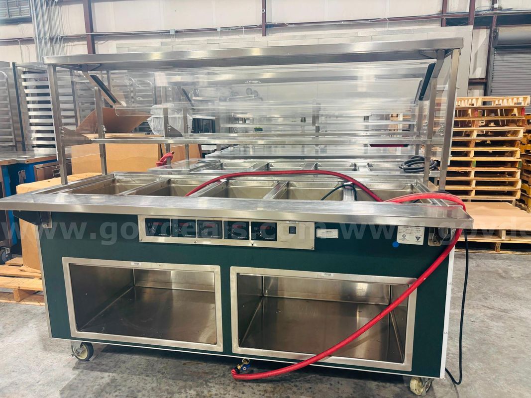 15 SERVING LINES MISC./ MULTIPLE/COLD/HOT/SERVING TABLES