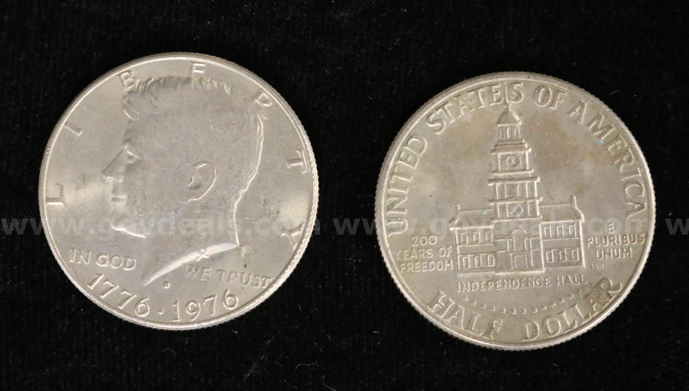 179 U.S. Bicentennial Kennedy Half Dollar Coins