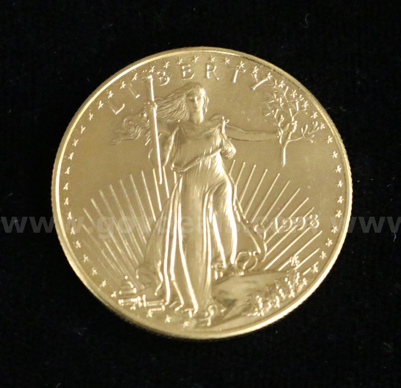 1998 $50 American Eagle $50 1 Ounce Gold Coin, 33.9 Grams