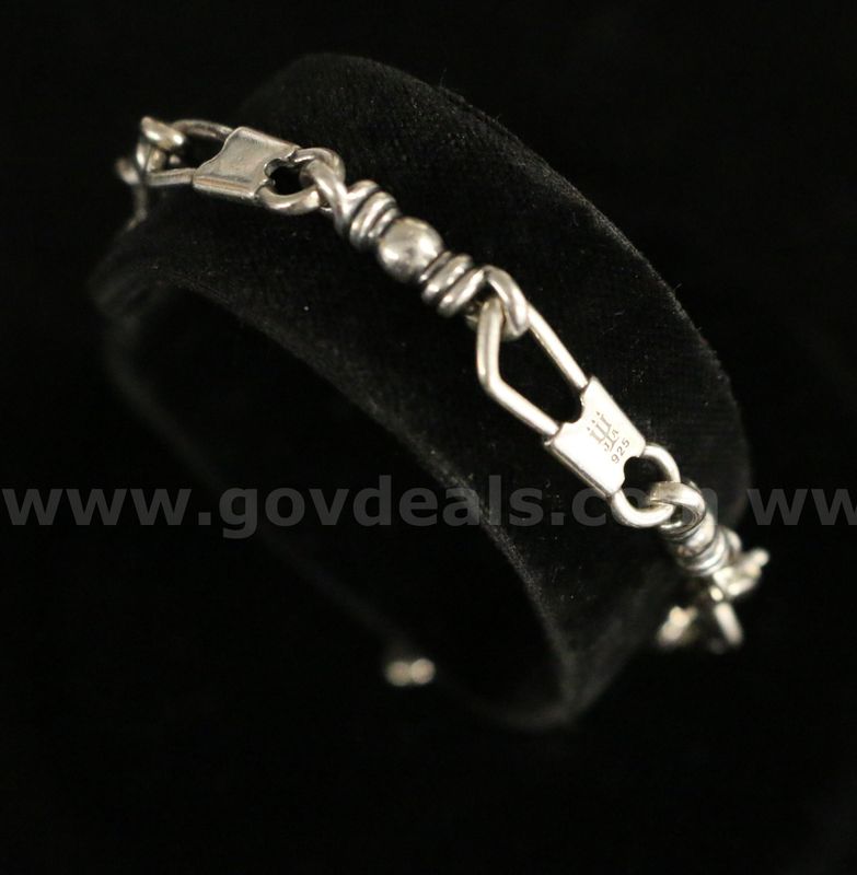 James Avery Sterling Silver Fisherman Of Men Bracelet, 16.2 Grams
