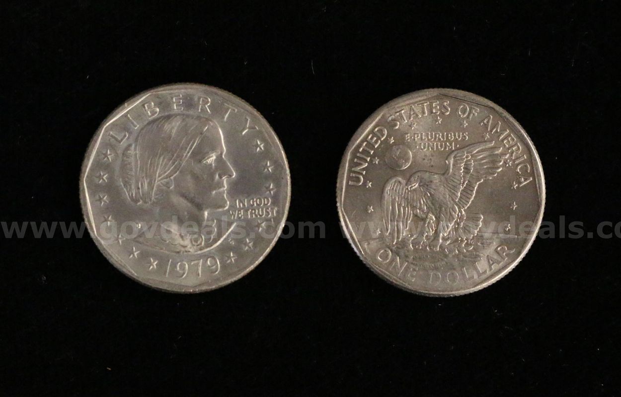 75 U.S. Susan B. Anthony Dollar Coins