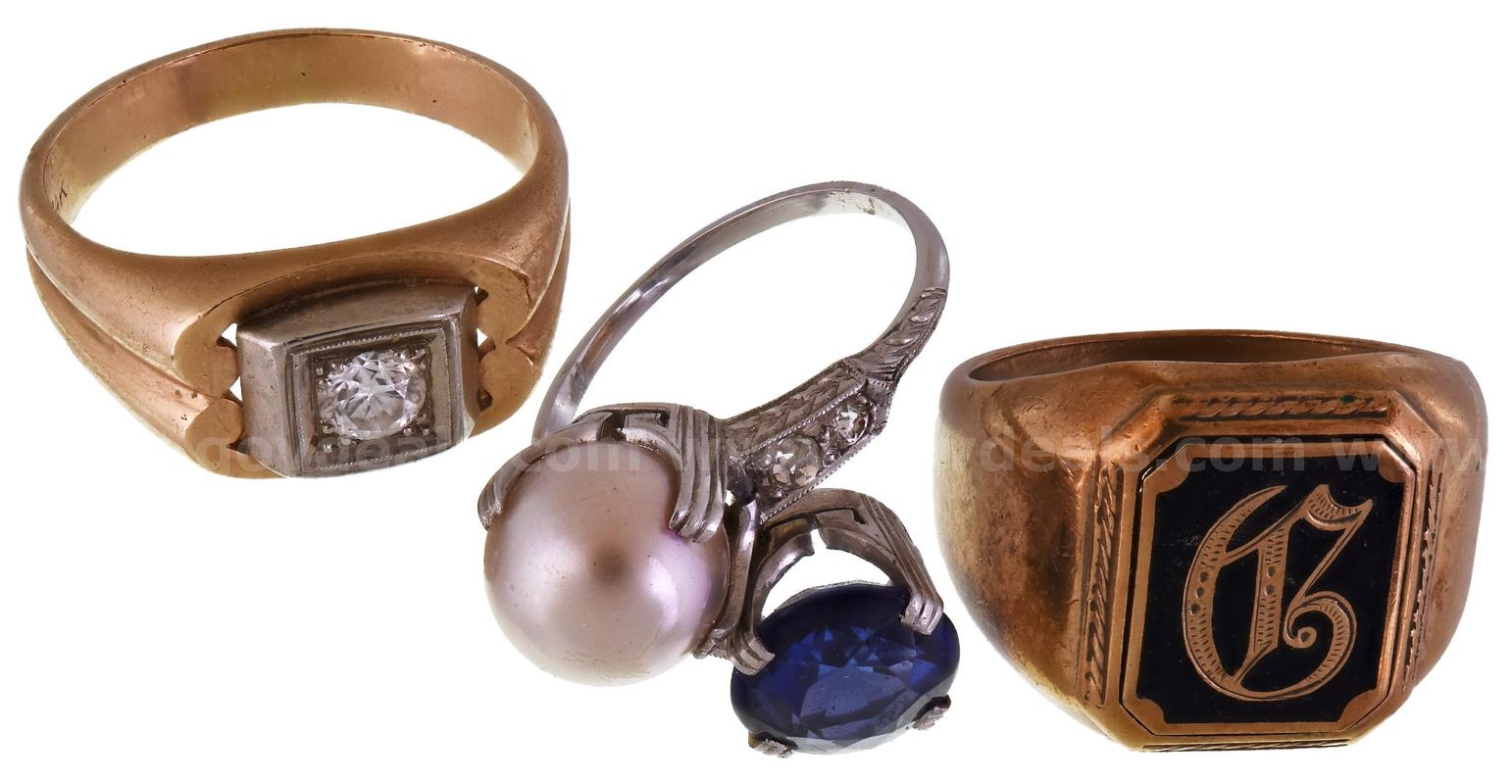 Gold, Platinum & Diamond Jewelry Lot