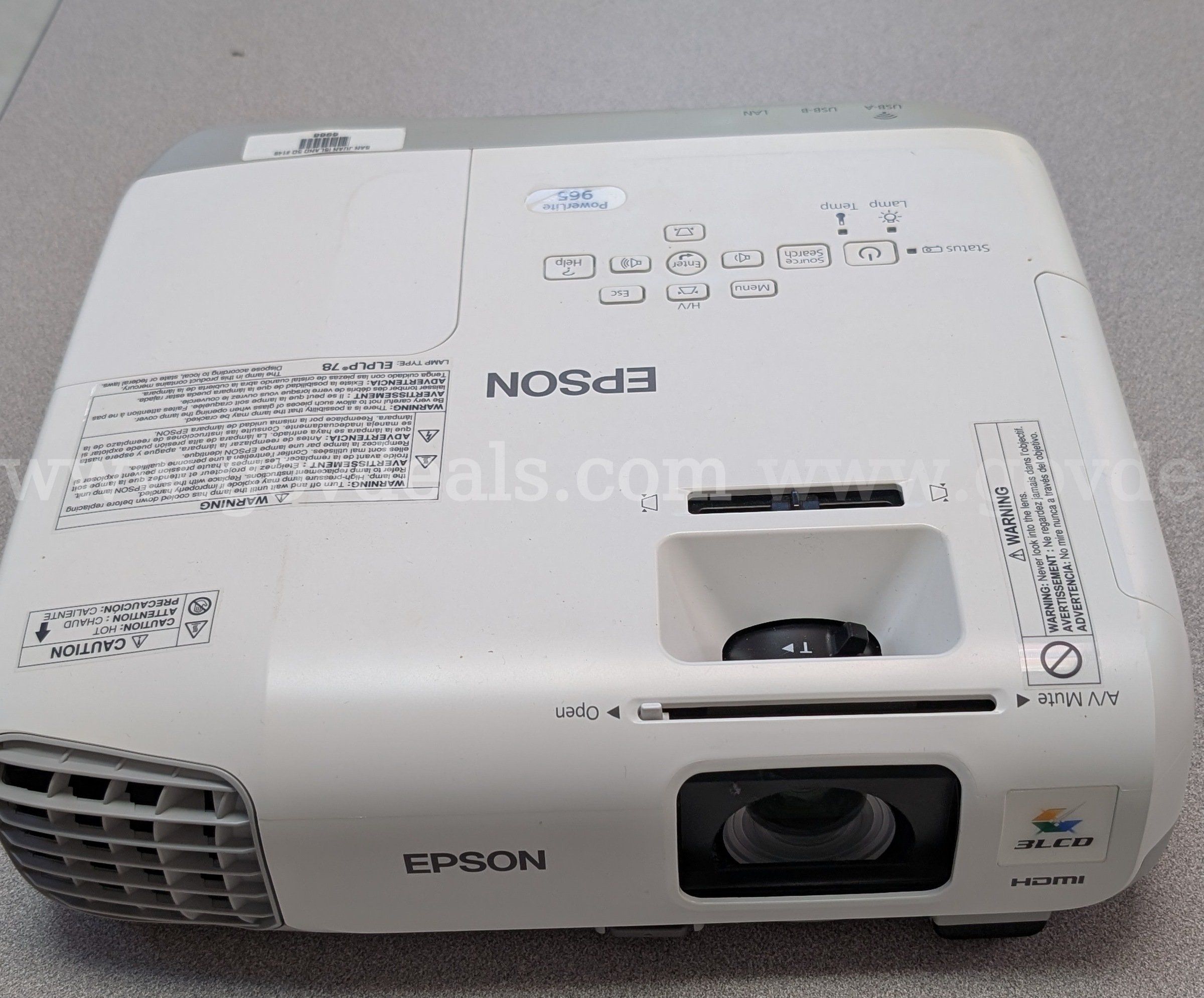 Epson PowerLite 965 projector