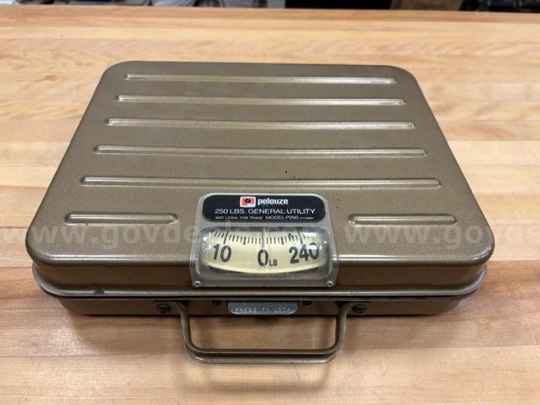 Pelouze 250lb scale
