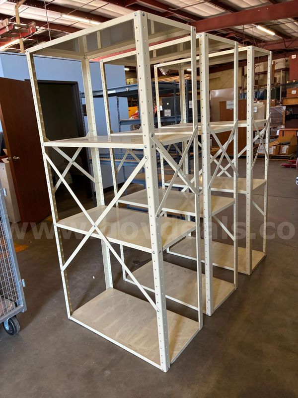 Shelving, lot of 3