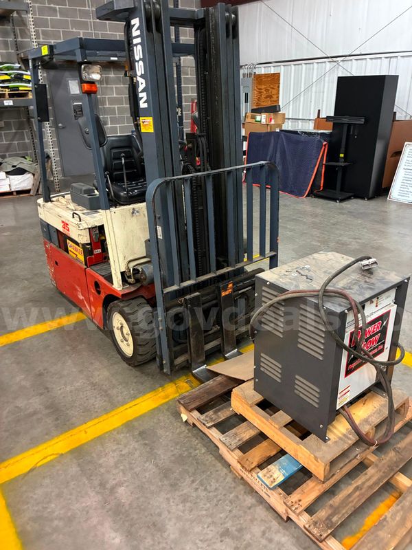 Forklift, Nissan, electric