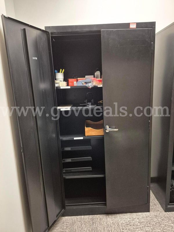 Black Metal Bookcase