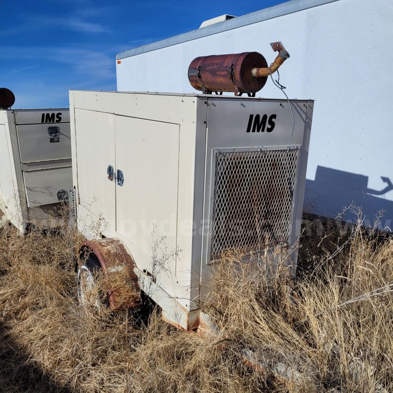 IMS generator mounted on a single-axle trailer