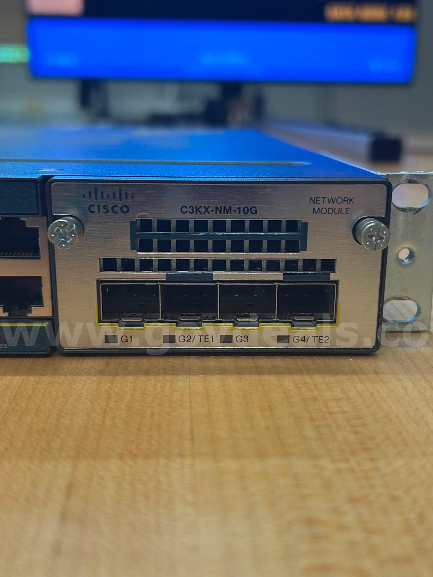 Cisco Catalyst 3560-X Switch (48-Port, 10G Module, 350W AC Power)