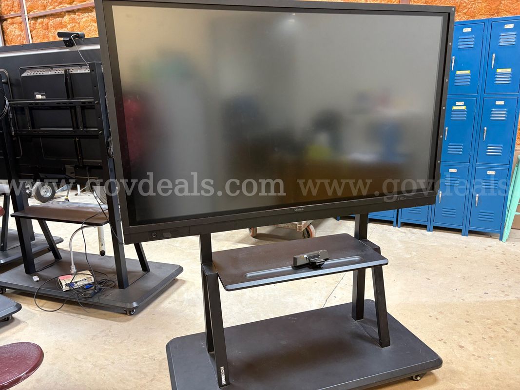 (4) Newline Interactive Touchscreen Televisions w/Stands