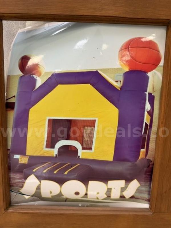 Bounce house (sports themed)