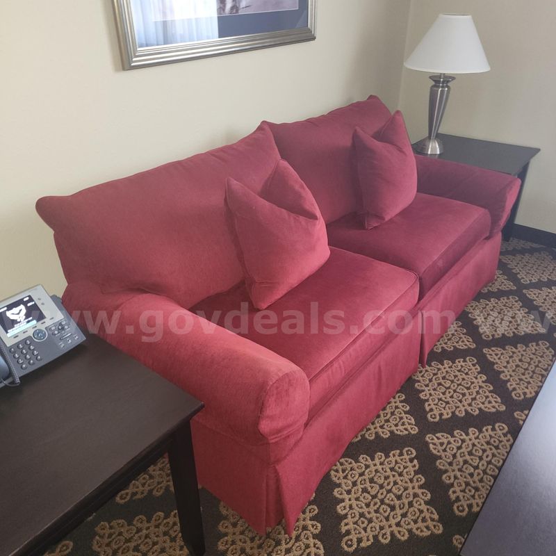 Red Cloth Couch