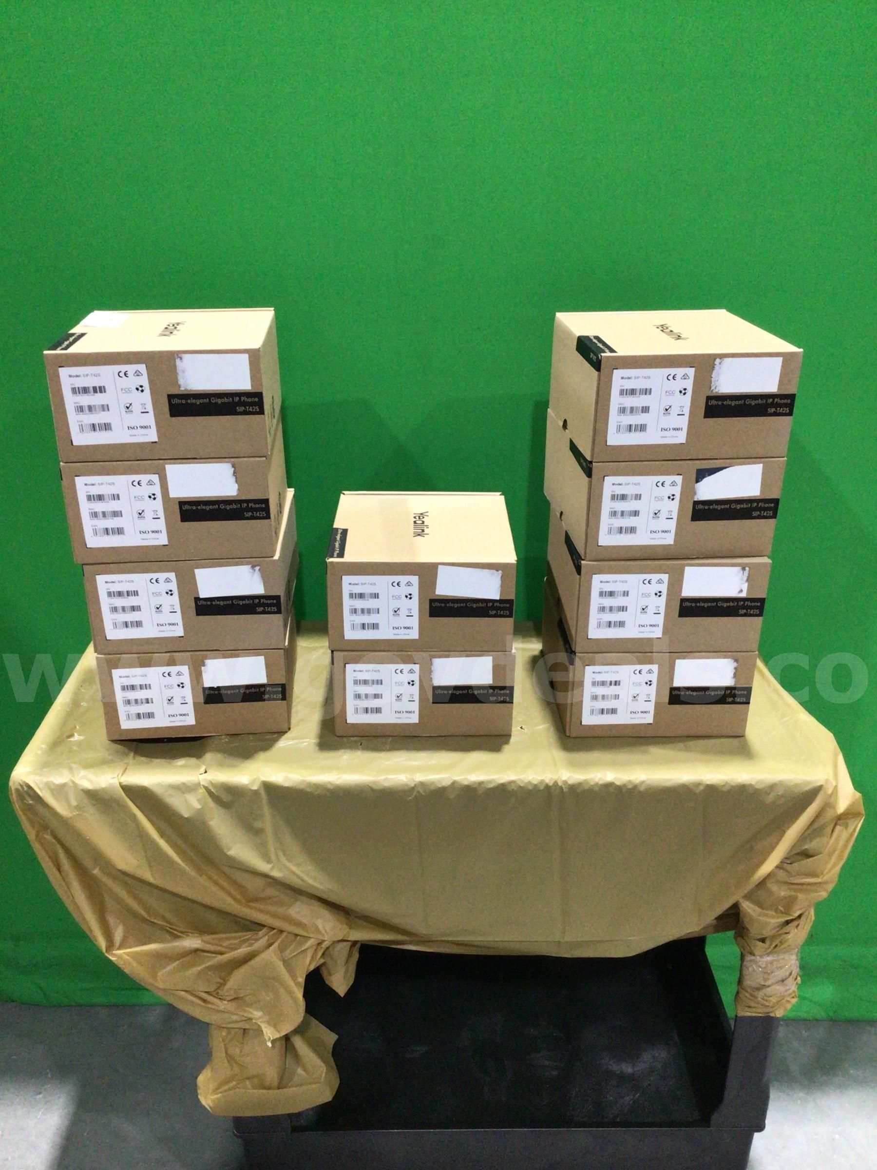 Lot of (10) Yealink Phones