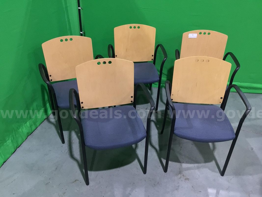 Lot of (5) Chairs with Arms