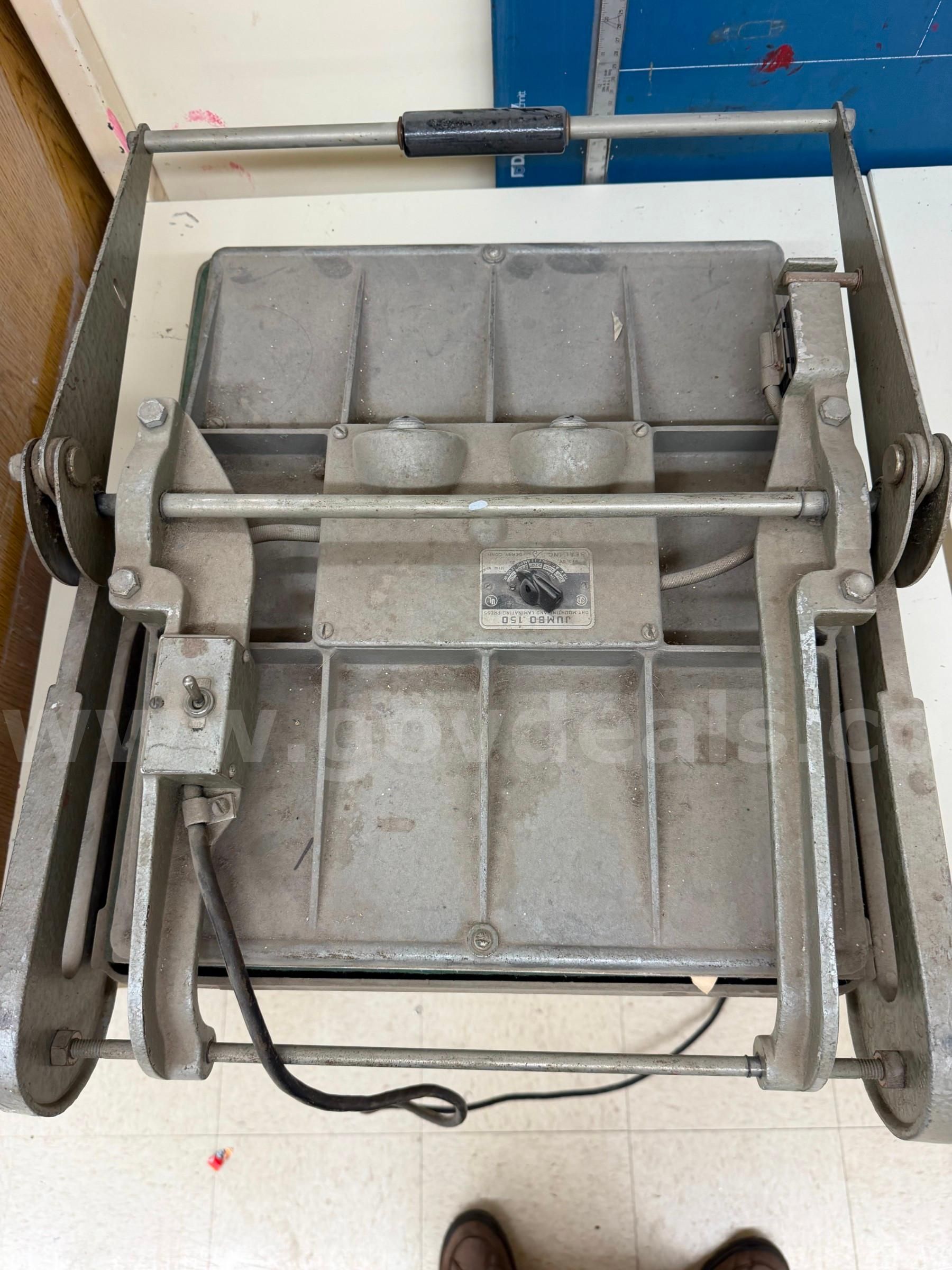 Seal Inc. Jumbo 150 Laminating Press, 2 other Art Press Lot