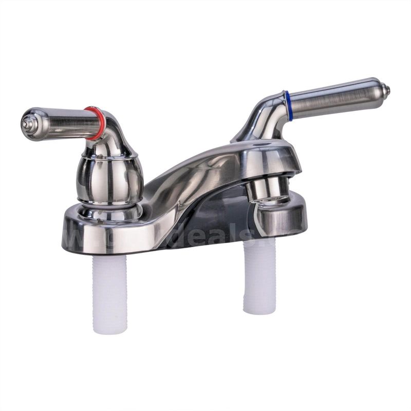 Brand New - 12 PCS - 4" Faucet Lavatory Bath Bathroom Kitchen, RV, Nickel - Shipping Available