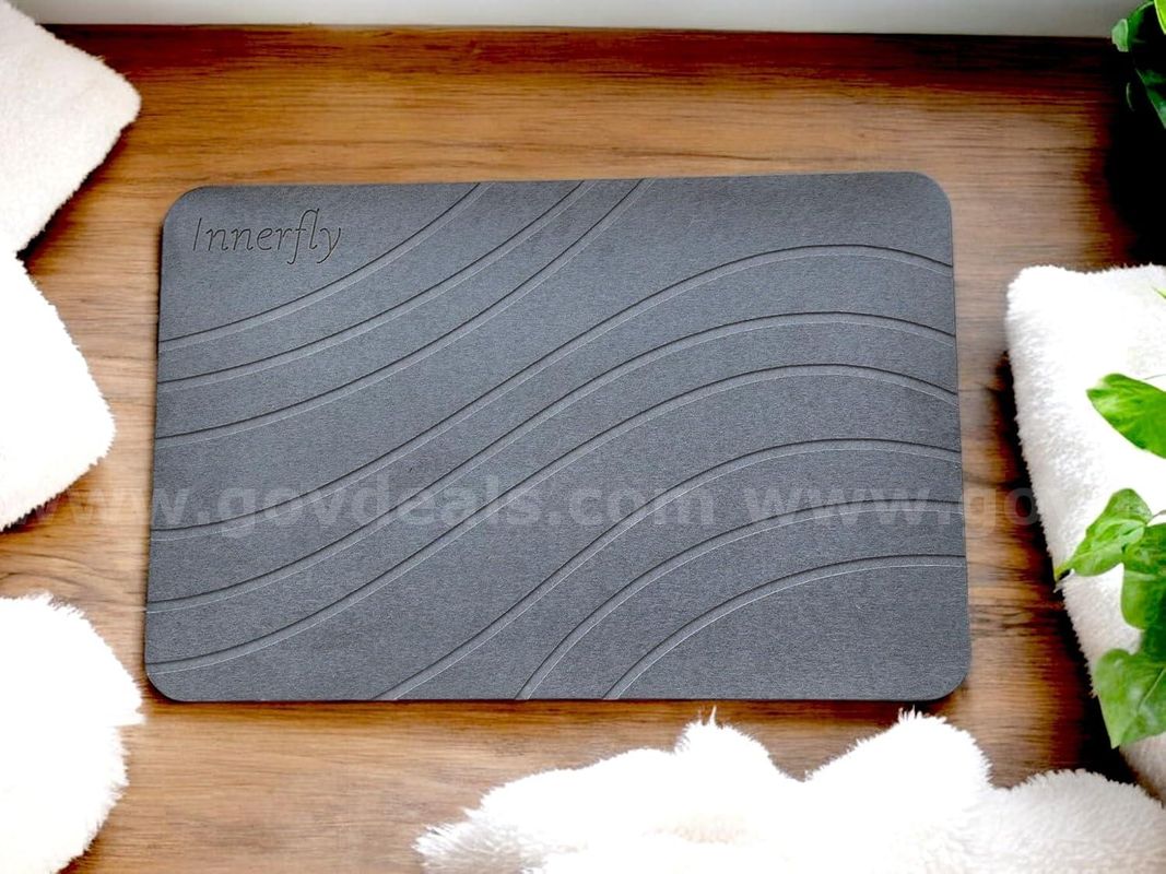 Brand New - Stone Bath Mat, Diatomaceous Earth Shower Mat, Non-Slip Super Absorbent Quick - Shipping Available