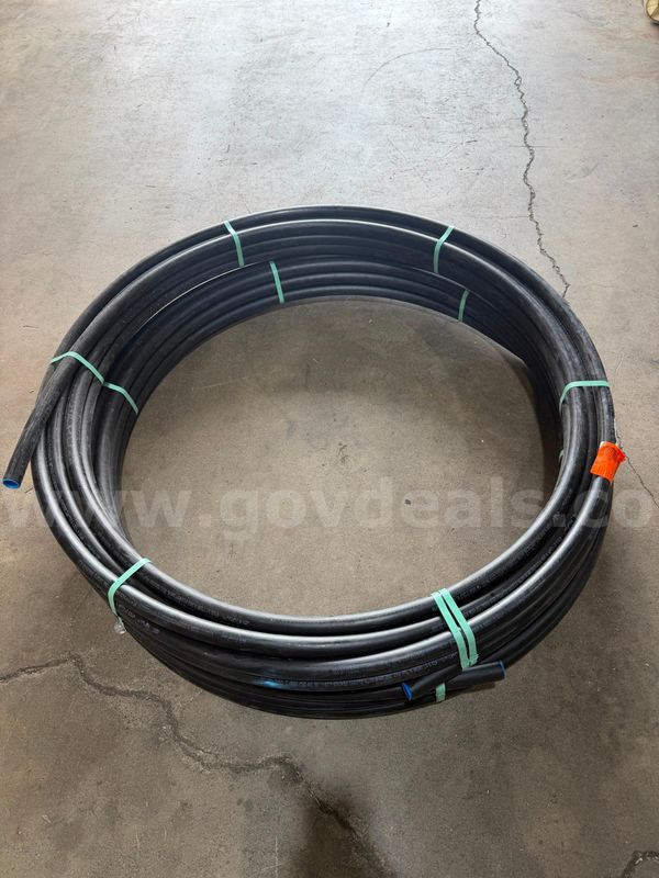 Lot of 2 - New 1 in. x 100 ft. IPS 200 PSI NSF Poly Pipe