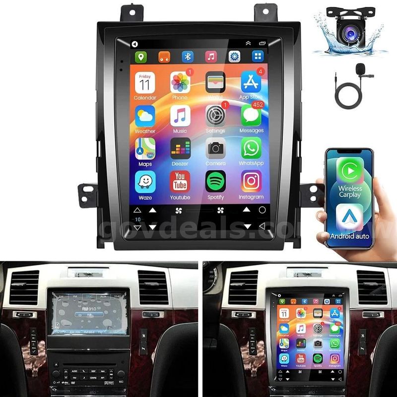 Brand New - 9.7'' 8 Core AI For Cadillac Escalade 2007-2014 Android 15 Carplay Stereo Radio - Shipping Available