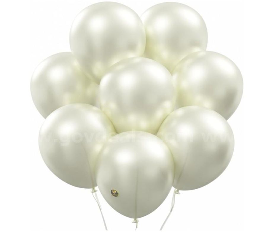 Brand New - 10 Pack - Biodegradable Balloons Pearlized White, 12 Inch - Shipping Available