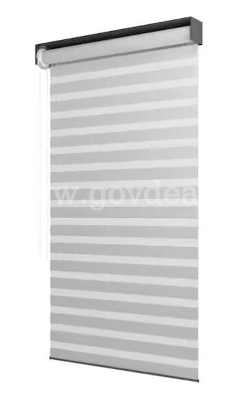 12 ft. Individual Adjustable Sunshade Privacy Roller Blinds for Aluminum Louvered Pergola