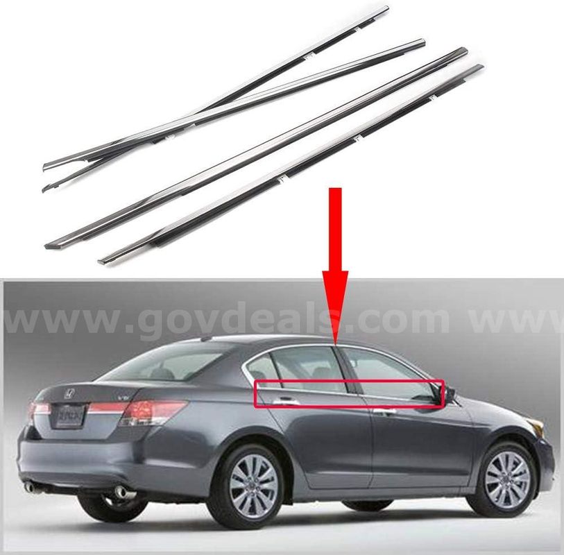 Brand New Lot of 6 Sets Weatherstrips Windows Moldings Seal Compatible fit for Honda Accord 2008-2012 MSRP $360